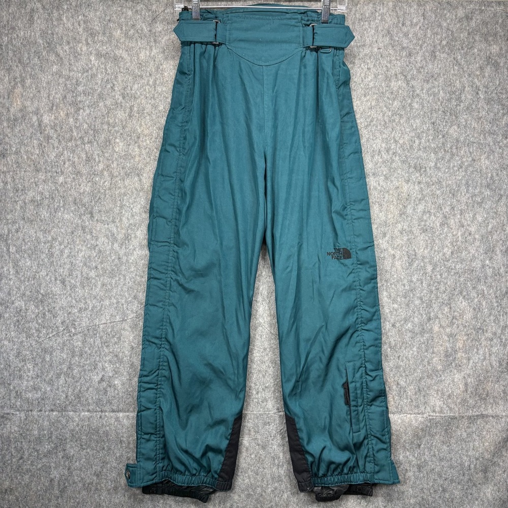 Vintage The North Face Snow Pants Women's 6 Blue Aztec Ski